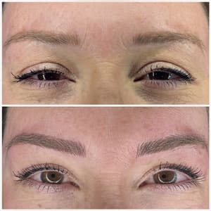Eyeliner Tattoo result by Kat Brudner Eyebrows in Louisville, KY
