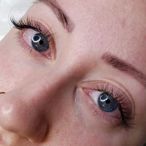 Eyeliner Tattoo result by Kat Lash and Brow Studio in Beaumont, TX