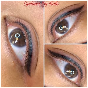 Eyeliner Tattoo result by Kate Microblading Eyebrows Studio in Lyndhurst, NJ