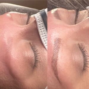 Eyeliner Tattoo result by Katherine Kennedy Makeup in Springfield, MA
