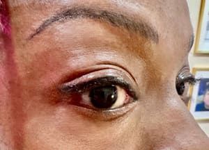 Eyeliner Tattoo result by Kathy's Softap Permanent Makeup & Piercing in Bowling Green, KY