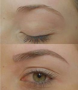 Eyeliner Tattoo result by Katie's Eyelash Extensions & Microblading in Highland Village, TX