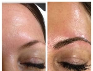 Eyeliner Tattoo result by Katie's Eyelash Extensions & Microblading in Highland Village, TX