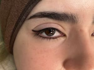 Eyeliner Tattoo result by Katy Ribera Beauty Studio in Miramar, FL