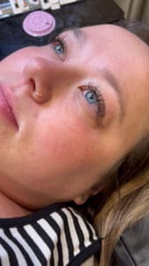 Eyeliner Tattoo result by KC Layne Makeup and Lash Studio in Elkhart, IN