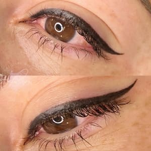 Eyeliner Tattoo result by Keiliane Melo in Framingham, MA