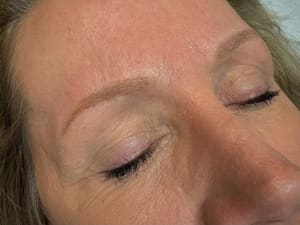 Eyeliner Tattoo result by Kelly Himes Permanent Cosmetics at Ideal Cosmetic Ink in Cedar Rapids, IA