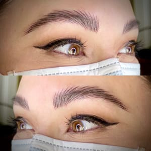 Eyeliner Tattoo result by Kendall Barbie Brows in Fargo, ND