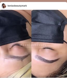 Eyeliner Tattoo result by Kenia’s BeautyMark in Fresno, CA