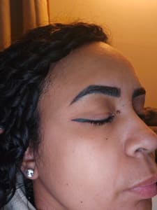 Eyeliner Tattoo result by kf permanent beauty llc in Paterson, NJ