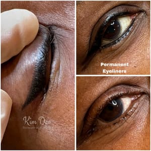 Eyeliner Tattoo result by Kim Dao Permanent Makeup in Reidsville, NC