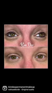 Eyeliner Tattoo result by Kim Dao Permanent Makeup in Reidsville, NC