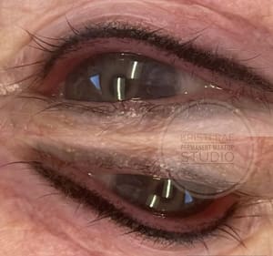Eyeliner Tattoo result by Kristi Rae Permanent Makeup Studio in Palm Desert, CA