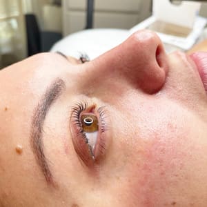 Eyeliner Tattoo result by Krystal Wock Esthetics in Jerseyville, IL