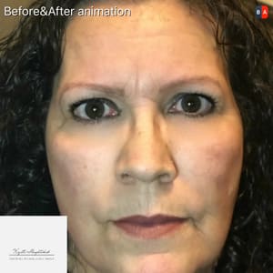 Eyeliner Tattoo result by Krystle Slaughterbeck Certified microblading artist in Wapakoneta, OH