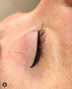 Eyeliner Tattoo result by KZ Brow Lashes in Redondo Beach, CA