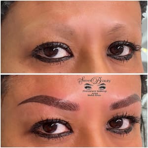 Eyeliner Tattoo result by La Catrina Beauty in Albuquerque, NM