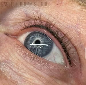 Eyeliner Tattoo result by LaBelle Brow Studio in Aberdeen, SD