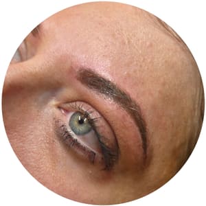 Eyeliner Tattoo result by Lacey's Esthetics & Wellness in Mineral, VA