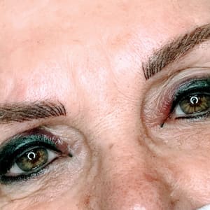 Eyeliner Tattoo result by Lana's Salon & Permanent makeup-Up Studio in Denison, TX