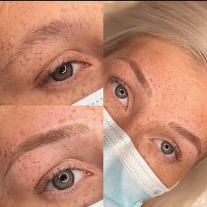 Eyeliner Tattoo result by Lash and Brow Esthetics Specialist in Russell, KY