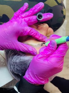Eyeliner Tattoo result by Lash & Brow Girl Academy USA Certification Training in San Mateo, CA