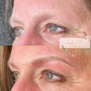 Eyeliner Tattoo result by Lash Doll Aesthetics in Plover, WI