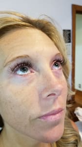 Eyeliner Tattoo result by Lashes By Elizabeth in Chattanooga, TN