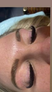Eyeliner Tattoo result by Lashes & Microblading in Lynchburg, VA