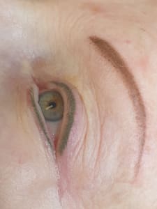 Eyeliner Tattoo result by Lasting Beauty Microblading and Permanent Cosmetic Tattoo Eyebrows By Valerie in Havertown, PA