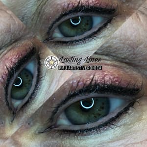 Eyeliner Tattoo result by Lasting Lines Permanent Makeup in Midland, MI