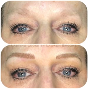 Eyeliner Tattoo result by Lasting Looks by Lauren Brooke in Wilmington, NC