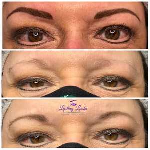 Eyeliner Tattoo result by Lasting Looks Permanent Cosmetics & Microblading in Hockessin, DE