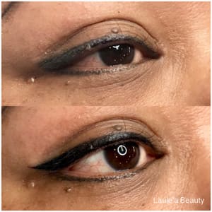 Eyeliner Tattoo result by Laule'a Beauty Honolulu - Brows, Lash Lift & Skin care in Honolulu, HI