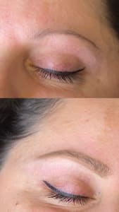 Eyeliner Tattoo result by Lavish Aesthetics by Niecy in Camarillo, CA