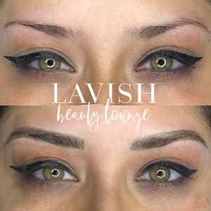Eyeliner Tattoo result by Lavish Beauty Lounge in Mcallen, TX