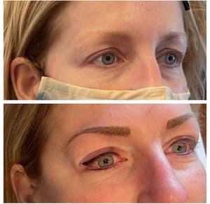 Eyeliner Tattoo result by Lc's Cosmetic Tattoo Artistry in Shavertown, PA