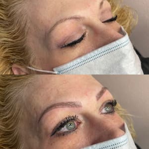 Eyeliner Tattoo result by Leilani Esthetics in Greeley, CO