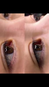 Eyeliner Tattoo result by Lena's Brows Studio - Eyebrow Lash Microblading Fairview Texas in Fairview, TX