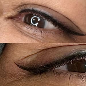 Eyeliner Tattoo result by Li Brows Studio in Ocala, FL
