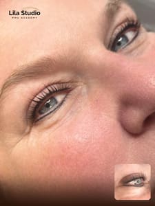 Eyeliner Tattoo result by Lila Studio in Hendersonville, NC