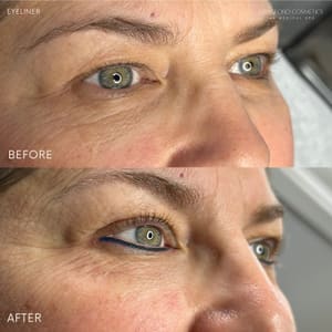 Eyeliner Tattoo result by Liliana's Permanent Cosmetics in Point Pleasant, NJ