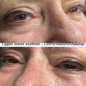 Eyeliner Tattoo result by Lin Permanent Makeup - Tattoo in Stockton, CA