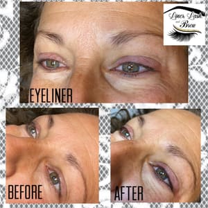 Eyeliner Tattoo result by Liner Lash and Brow in Tecumseh, MI