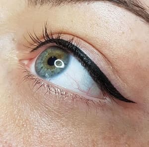 Eyeliner Tattoo result by Liquid Luxe Co. Permanent Makeup in Alpine, CA