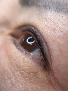 Eyeliner Tattoo result by Little Ferns Cosmetics in Falls Church, VA