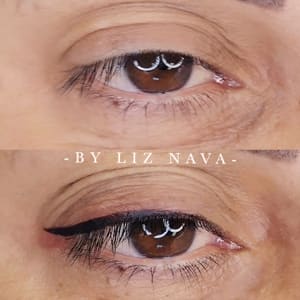 Eyeliner Tattoo result by Liz Nava Brows in San Juan Capistrano, CA