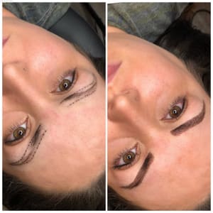 Eyeliner Tattoo result by Love Yourself Brow Studio in Dayton, OH