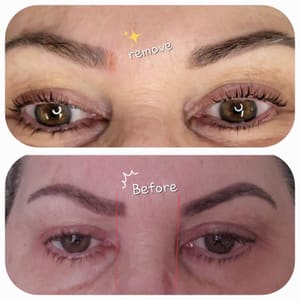 Eyeliner Tattoo result by Lovely Brows by Nam in Columbia, MD
