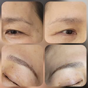 Eyeliner Tattoo result by Lovely Brows by Nam in Columbia, MD